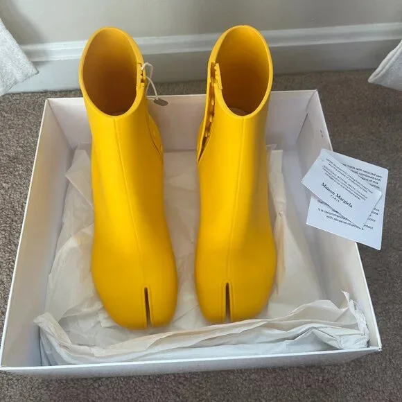 靴 AW2012 Maison Martin Margiela  Boots AW2012 Maison Margiela Double-Zip Leather Combat Boots – Alex